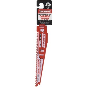 Diablo DS0606CWS 6" 5/7TPI Demo Demon™ Carbide Teeth Reciprocating Saw Blade for Nail-Embedded Wood - 1 of 3