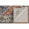 Kaia Transitional Medallion Ivory/Blue/Red Area Rug - 4 of 4