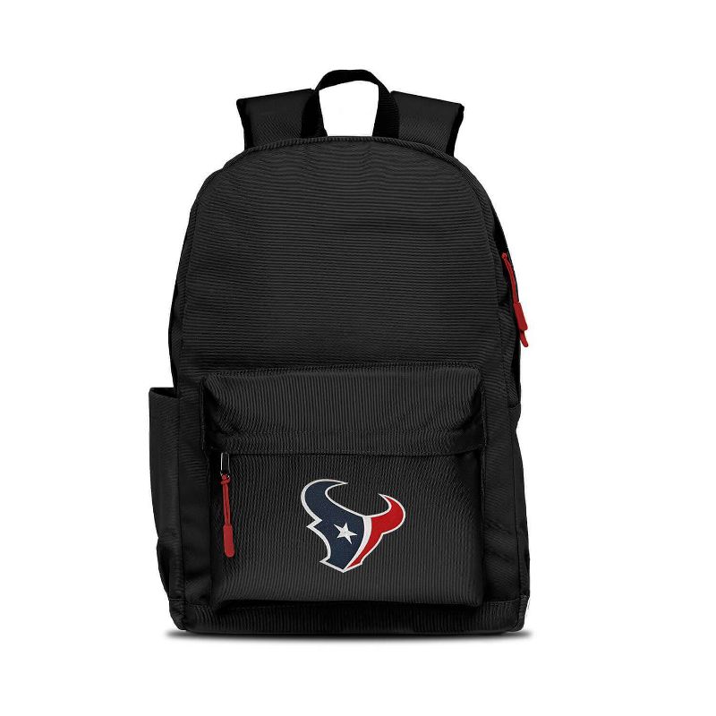 NFL Houston Texans Campus Laptop Backpack - Black, 1 of 2