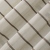 Twill Stripe Sheer Anti-Dust Curtain Panel - Clean Window - 3 of 4