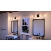 Urban Ambiance Luxury Cosmopolitan Bath Light 5''H x 20.375''W,  Midnight Black Finish,  Tustin Collection, UHP4053 - 2 of 4