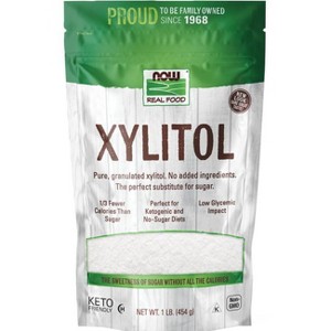 NOW Foods Xylitol - Natural Sweetner, Low Glycemic Sugar Substitute, 1 lb package - 1 of 2