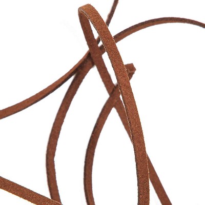 Bright Creations Dark Brown Faux Suede Leather Cord String 2.8mm x 98.5 Yard for Crafts Jewelry Making