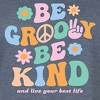 Women's - Instant Message - Be Goovy Be Kind; and Live Your Best Life Graphic T-shirt Dress - 2 of 4