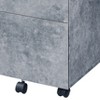 Jurgen Faux Concrete & Silver Finish File Cabinet - 4 of 4