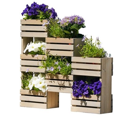 Tierra Garden Tiered Hanging Garden Shelf Station