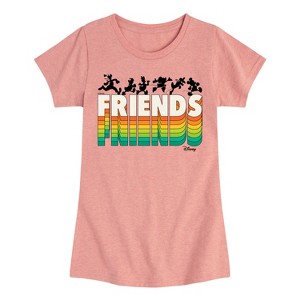 Girls' - Disney - Mickey & Friends Fitted Short Sleeve Graphic T-Shirt - 1 of 4