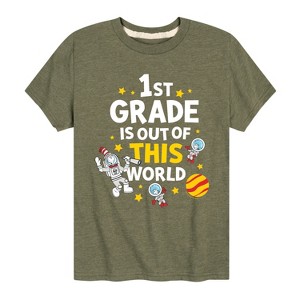 Boys' - Dr. Seuss - First Grade Out Of This World Short Sleeve Graphic T-Shirt - 1 of 4