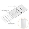 Unique Bargains Aluminium Lightweight Backpack Identifier Card Travel Luggage Tags 5 Pcs - 3 of 3