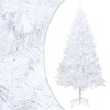 Artificial Pre-lit Christmas Tree with Ball Set White 59.1" PVC - 2 of 4