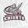 Men's Queens College Official Distressed Primary Logo T-Shirt - 2 of 4