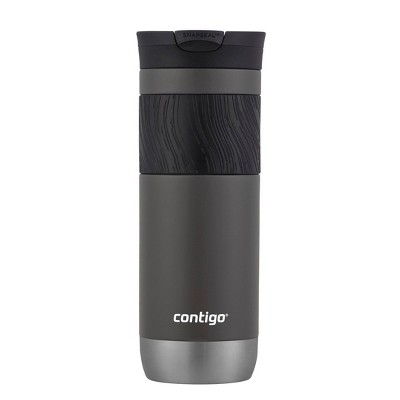 Contigo Byron 2.0 20oz Stainless Steel Travel Mug With Snapseal Lid And  Grip Gunmetal : Target