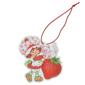 Strawberry Shortcake Cardboard Hanging Air Freshener for Auto and Home- Strawberry Multicolored - 1 of 4