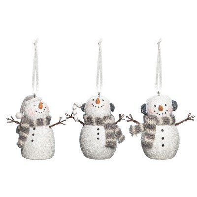 Gallerie II Twig Snowman Ornament, A/3