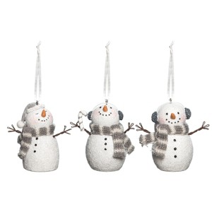 Gallerie II Twig Snowman Ornament Set of 3 - 1 of 1