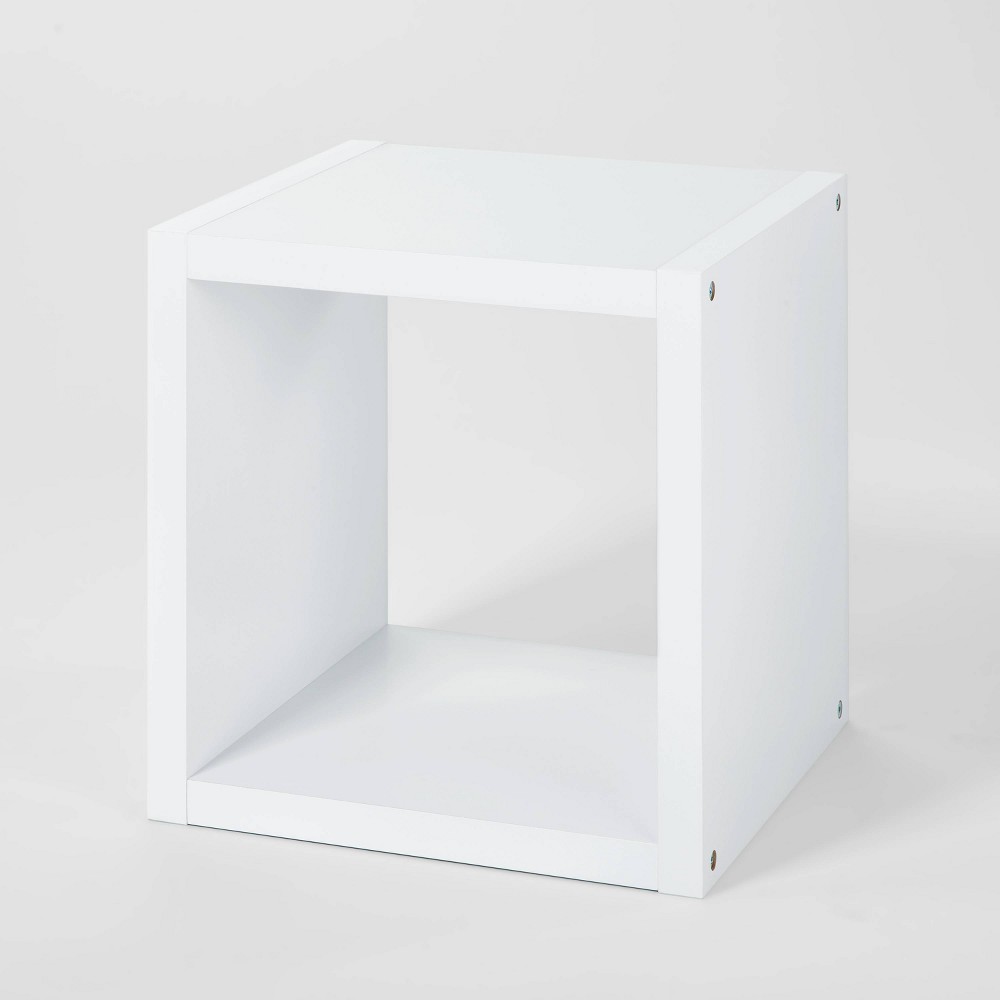 Photos - Kids Furniture Storage Cube White - Brightroom™: Modular Shelf Component, MDF Floating Bo