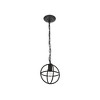 Elegant Lighting Octavia 1 light dark brown Pendant - 3 of 4