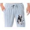 The Wizard of Oz Mens' Movie Vintage Film Sleep Jogger Pajama Pants Grey - 3 of 4