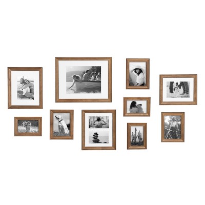 Kate and Laurel Gallery 10-Piece Wall Picture Frame Kit, Set of 10