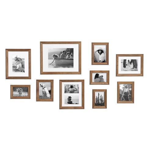 Kate and Laurel Multi/Gray Wood Picture Frame (4-in x 6-in) in the