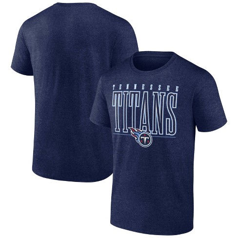 Tennessee Titans NFL Men's Heather Blue Short Sleeve T-shirt