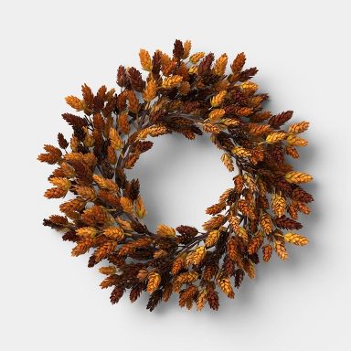 20" Hops Fall Wreath - Threshold™