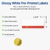 Avery Labels, 1" x 2-5/8", Gold-Red Gift, Glossy, 160ct - 2 of 4