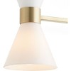 Quorum Lighting Beldar 4 - Light Vanity in  Aged Brass - 2 of 4