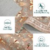 Insect Machine Washable Soft Area Rugs for Living Room, Low Pile Non Slip Bedroom Rug Under Bed Ultra-Thin Large Carpet for Dining Room - 4 of 4