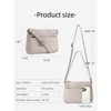 FATMOON  Women's Medium Crossbody Bag - A Stylish and Functional Shoulder Handbag with Multi-Zipper Pockets, Perfect for Everyday Use - 3 of 4