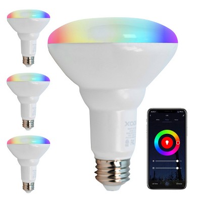Multi-Color Dimmable LED Smart Bulbs with Voice Control