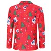 Clearlove Tuxedo Jackets One Button Slim Fit Formal Suits Blazer with Bow Tie Formal Blazer - 2 of 4
