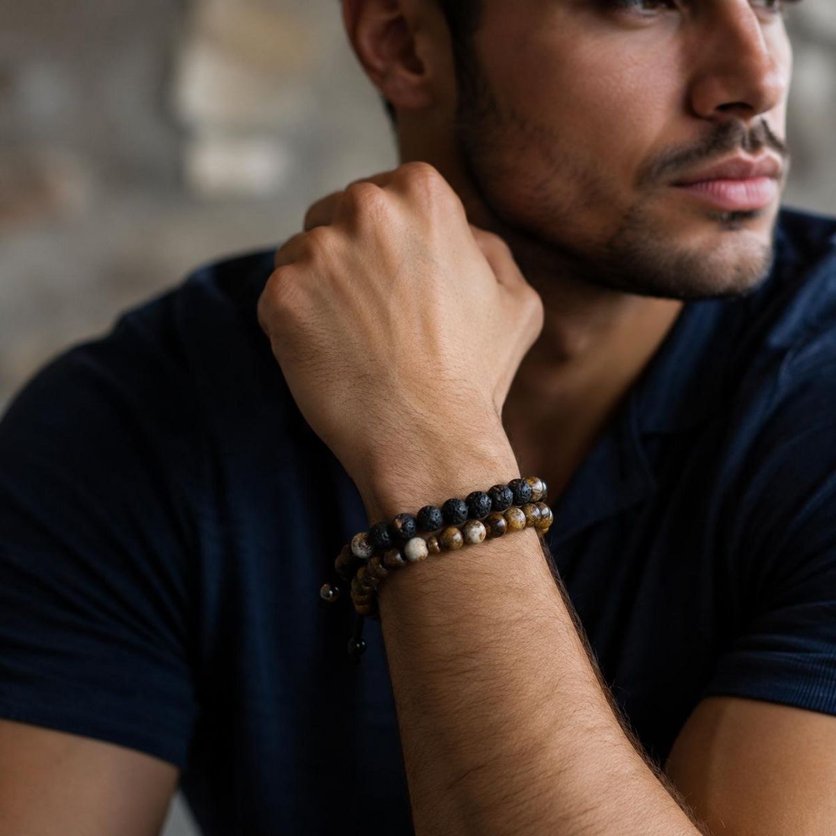 Pursonic Lavastone Braclet with essential oils - thumbnail 5