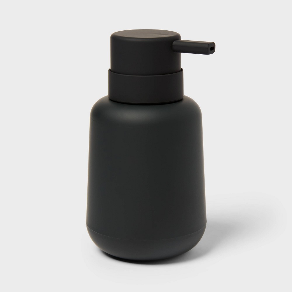 Soft Touch Plastic Soap Pump Black - Room Essentials™