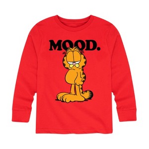Boys' - Garfield - Mood Long Sleeve Graphic T-Shirt - 1 of 4