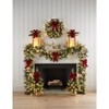 BrylaneHome Pre-Lit Regal 24" Wreath - 2 of 4