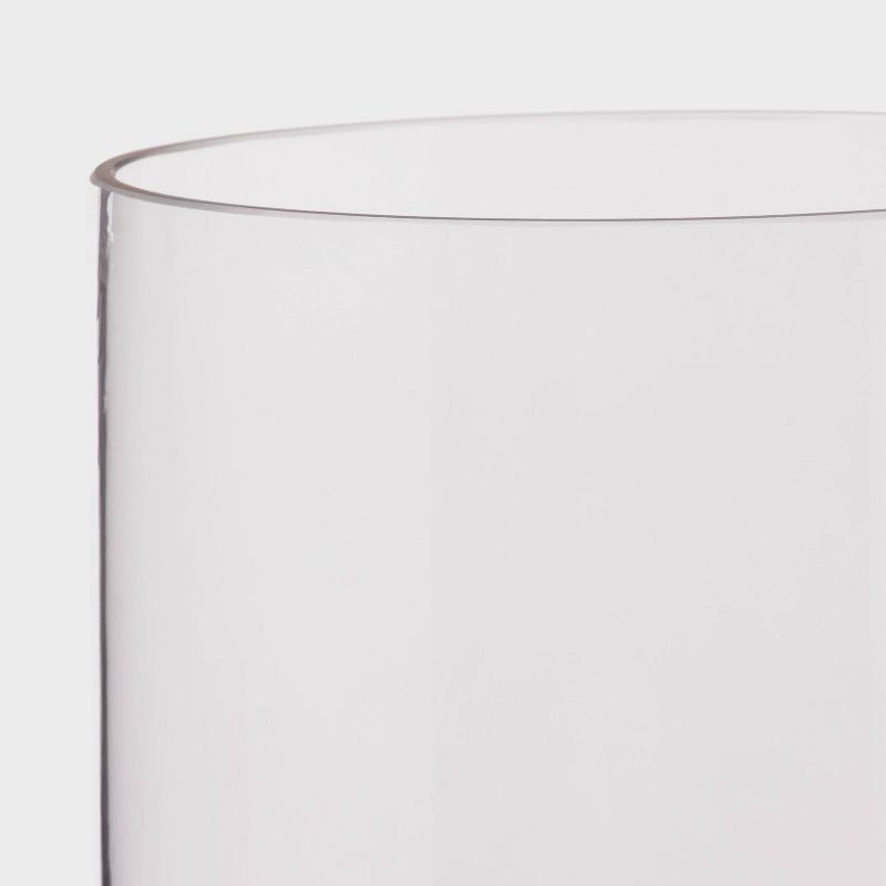 Clear Hurricane 3&#34; x 8&#34; Pillar Candle Holder - Room Essentials&#8482;, 4 of 5