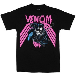 Marvel Venom Men's Venom Swinging Adult Graphic Short Sleeve T-Shirt - 1 of 3