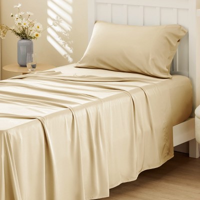 Bedsure | Rayon Derived from Bamboo Sheet Set Stay Cool & Comfy