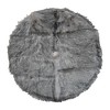 Northlight 36" Beige and Gray Plush Faux Fur Christmas Tree Skirt - 2 of 4