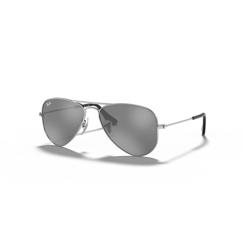 Ray-Ban Junior RB9506S 50mm Aviator Child Pilot Sunglasses Grey Mirror  Silver Lens