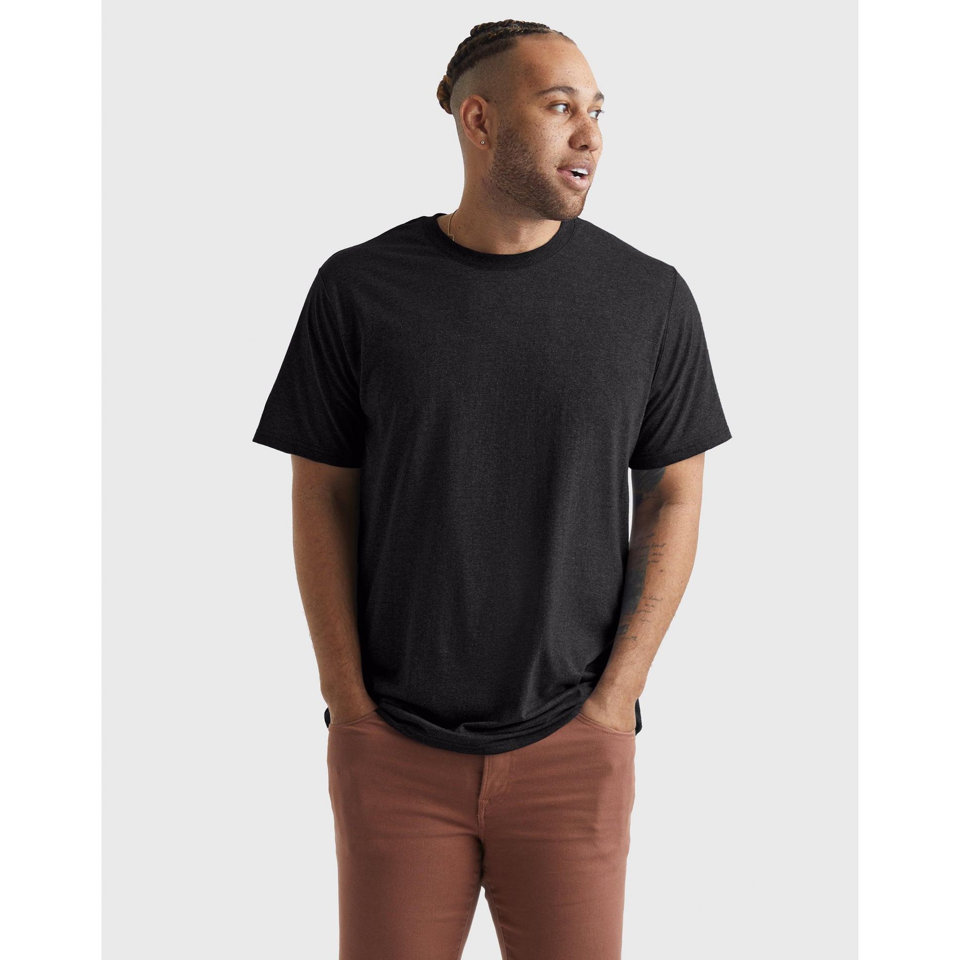 Hanes Originals Men's Tri-Blend T-Shirt (Big & Tall Sizes)