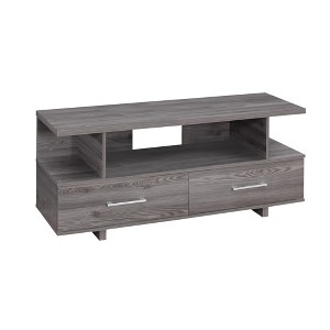 Monarch Specialties Tv Stand 48 Inch Console Media Entertainment Center Storage Cabinet Living Room Bedroom Laminate Grey Contemporary Modern - 1 of 4