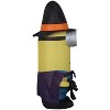Gemmy Airblown Inflatable Kevin as Witch Universal, 3.5 ft Tall, Multicolored - 3 of 4