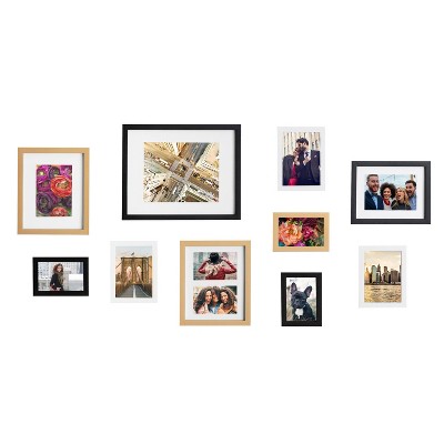 10pc Gallery Frame Box Set Multi - Kate & Laurel All Things Decor