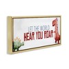 Stupell Industries Hear You Roar Dinosaurs, 25" x 11" - 3 of 4