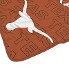 NCAA Texas Longhorns Wordmark 60 x 70 Faux Shearling Blanket: Plush Team Logo Throw - 2 of 3