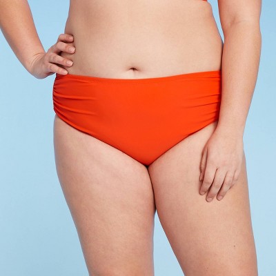 Women's Plus Size Zing Bikini Bottom - Kona Sol™ Orange 14W