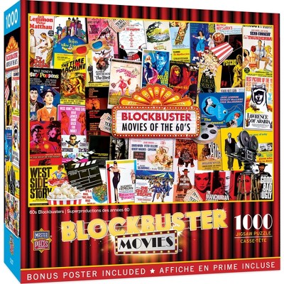 Masterpieces 1000 Piece Jigsaw Puzzle - 90's Blockbusters - 19.25"x26 ...