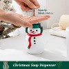 LunaLulinlk Siaomo Christmas Soap Dispenser,Resin Snowman Soap Dispenser with Lotion Pump,Countertop Soap Dispenser (Snowman) - 4 of 4